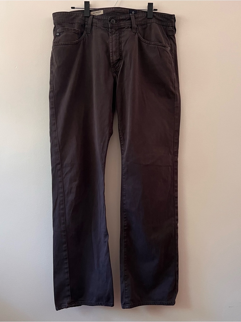 AG Adriano Goldschmied Brown The Protégé Straight Leg Jeans Men’s 34x34 (EUC)